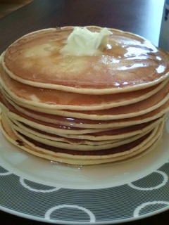 最近お気に入りのパンケーキもどき。